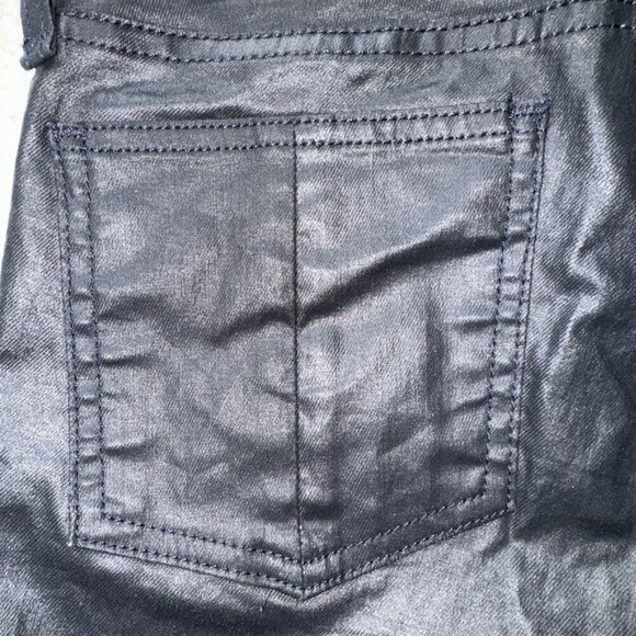 rag and bone black dress pants, detail zippers, 25, fitted, jeans black, - Picture 8 of 13